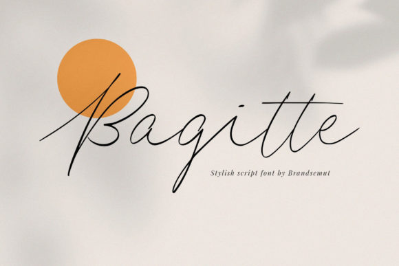 Bagitte: A Feminine Handwritten Font for Modern Web Design