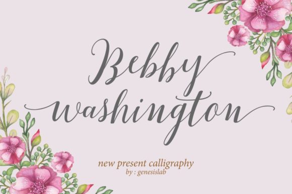 Bebby Washington: A Modern Handwritten Font for Marketers