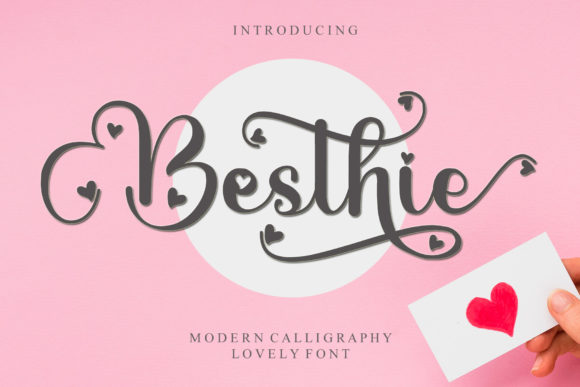 Besthie: A Romantic Script Font for Your Brand