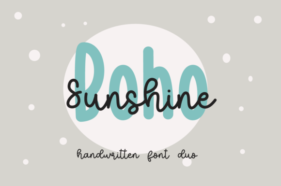 Boho Sunshine: A Versatile Font for Small Business Branding