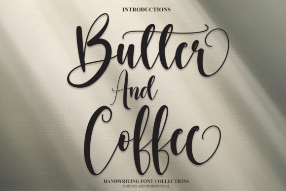Butter and Coffee: A Handwritten Font for Editorial Design