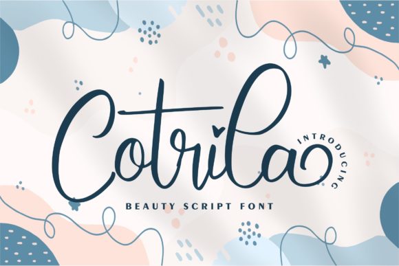Cotrila: A Whimsical Handwritten Font for Editorial Design