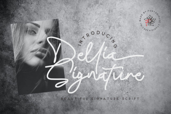 Dellia Signature: A Modern Script Font for Business