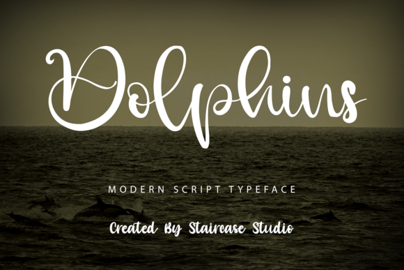 Dolphins: A Modern Script Font for Editorial Design