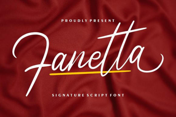 Fanetta: A Modern Script Font for Campaigns