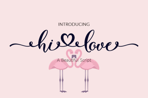 Hi Love: A Premium Script Font for Digital Design