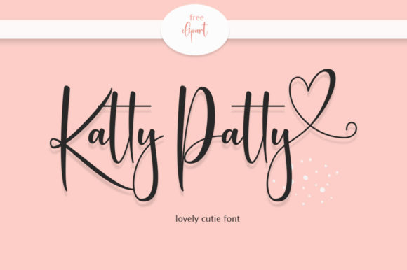 Katty Patty: A Delicate Script Font for Editorial Design