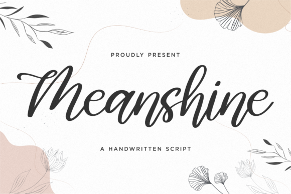 Meanshine: A Playful Script Font for Creative Branding