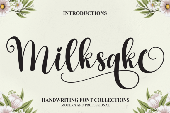 Milksake: A Whimsical Handwritten Font for Makers