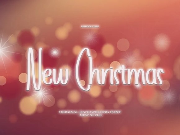 New Christmas: A Handwritten Font for Editorial Design