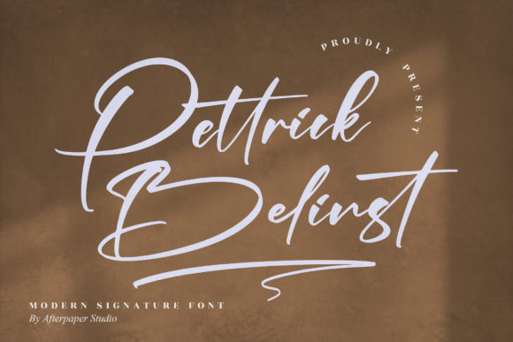 Pettrick Belinst: A Premium Script Font for Web Design