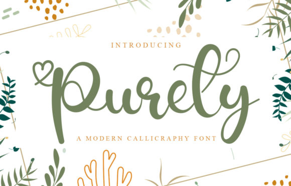 Purety: A Fresh Script Font for Elegant Branding