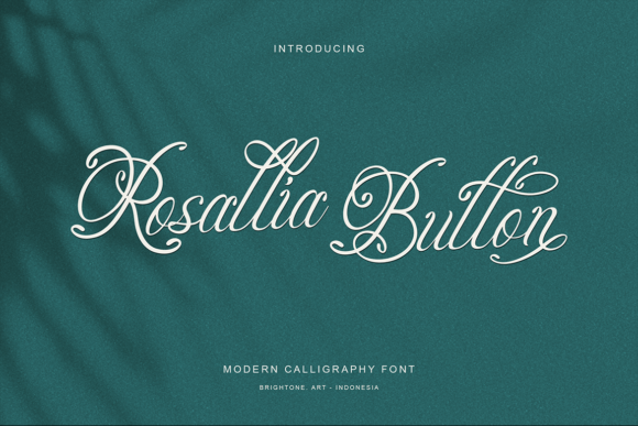 Rosallia Button: A Stunning Script Font for Makers