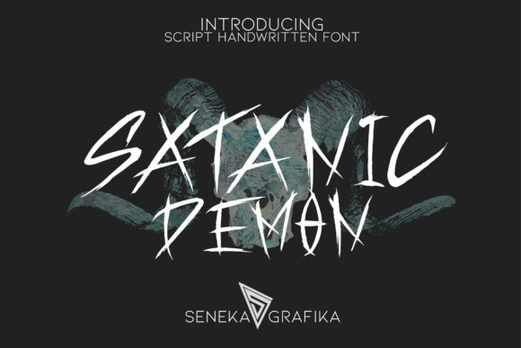 Satanic Demon: A Handwritten Display Font Review