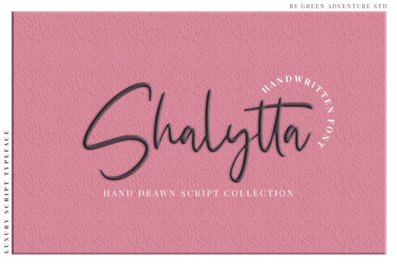 Shalytta: The Elegant Script Font for Your Brand