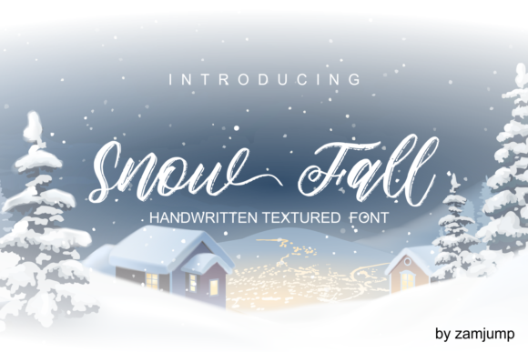 Snow Fall Font: A Handwritten Typeface for Campaigns