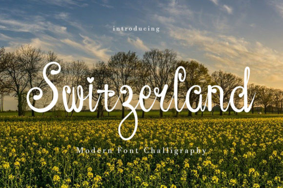 Switzerland: A Luxury Handwritten Typeface for Your Brand