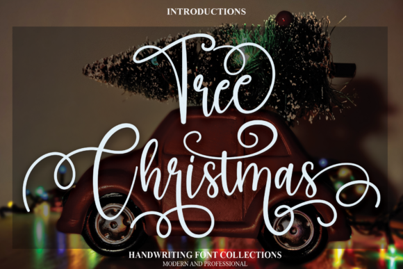 Tree Christmas: A Premium Handwritten Font for Web Design